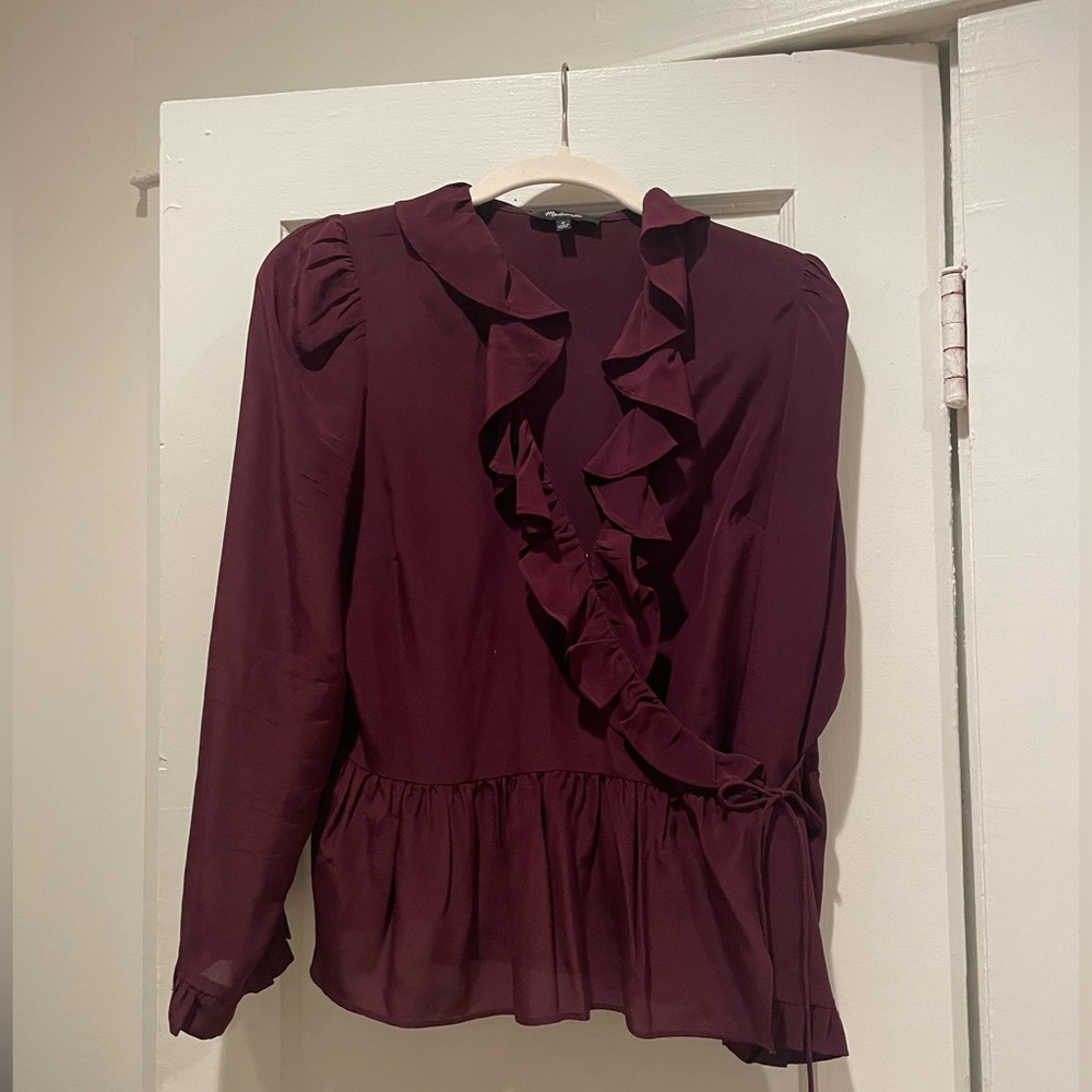 Madewell Tie-Front Blouse